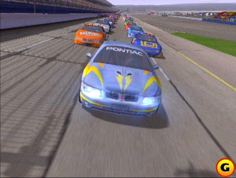 Screenshot ze hry NASCAR Thunder 2002 - Recenze-her.cz