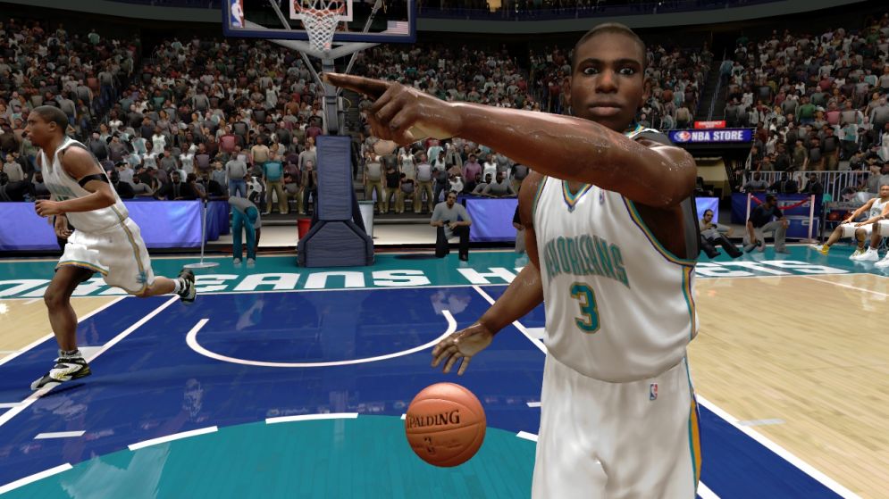 Screenshot ze hry NBA 2K8 - Recenze-her.cz