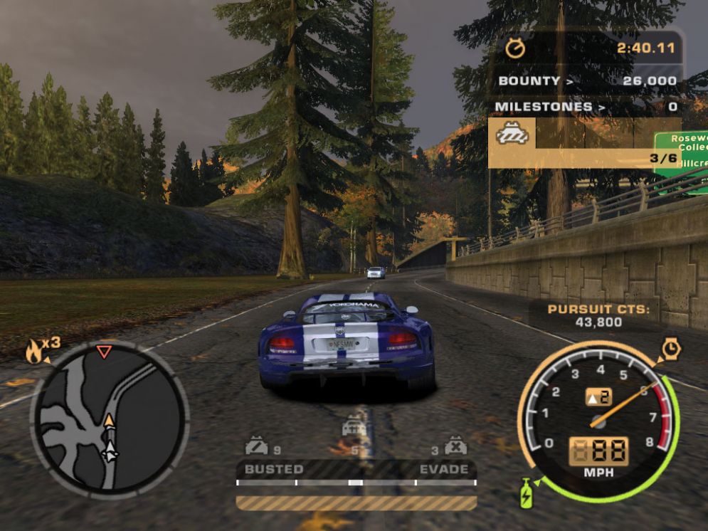 Screenshot ze hry Need for Speed: Most Wanted - Recenze-her.cz