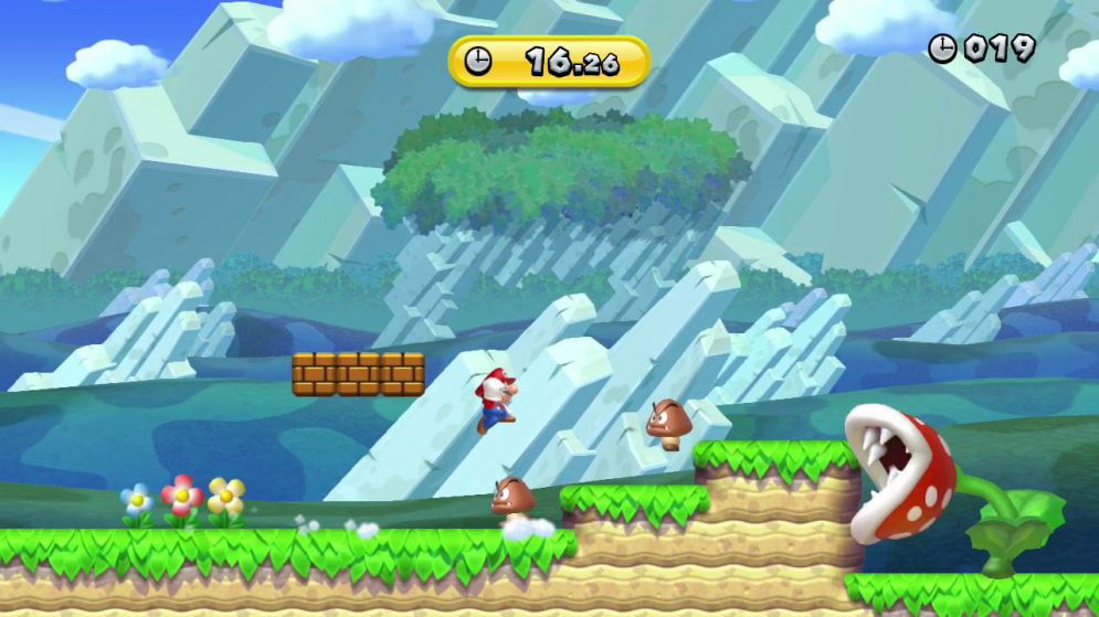 Screenshot ze hry New Super Mario Bros. U - Recenze-her.cz