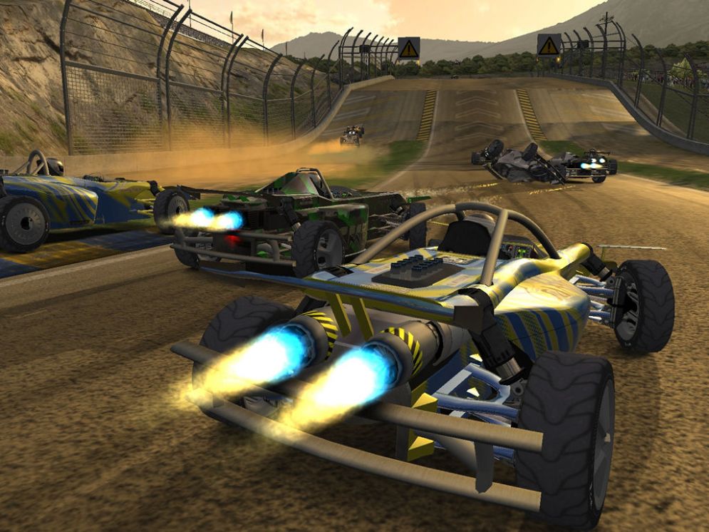 Screenshot ze hry Nitro Stunt Racing - Recenze-her.cz