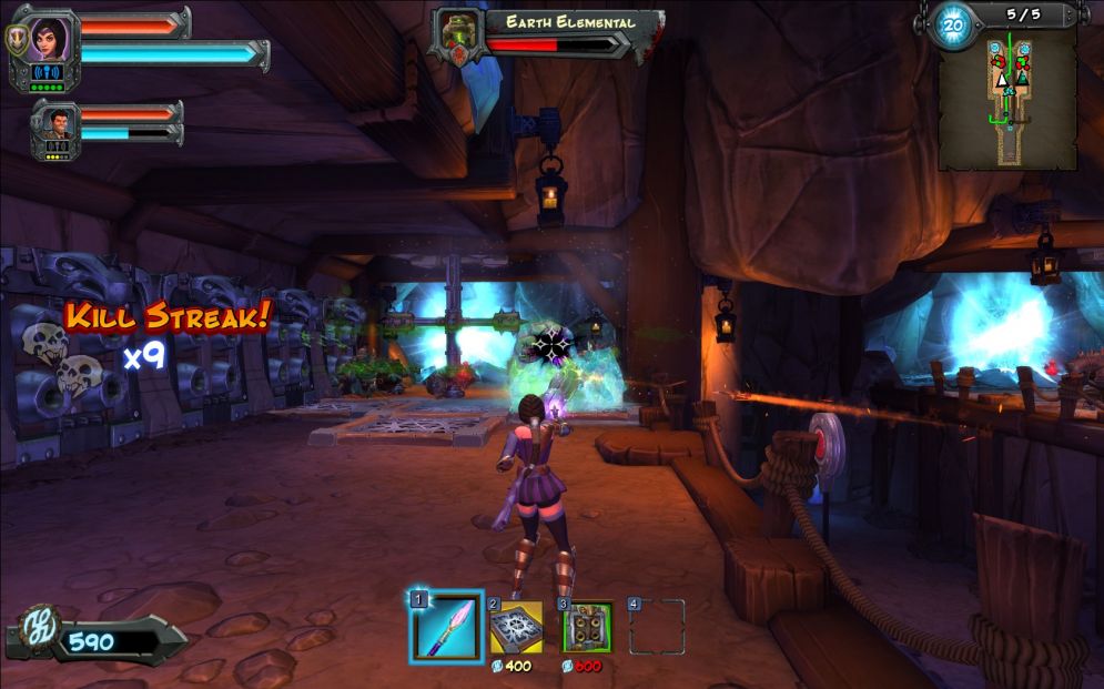 Screenshot ze hry Orcs Must Die! 2 - Recenze-her.cz