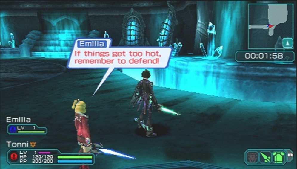 Screenshot ze hry Phantasy Star Portable 2 - Recenze-her.cz