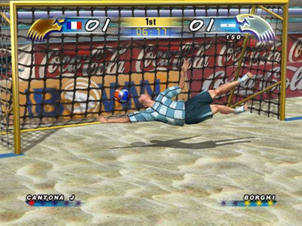 Screenshot ze hry Pro Beach Soccer - Recenze-her.cz