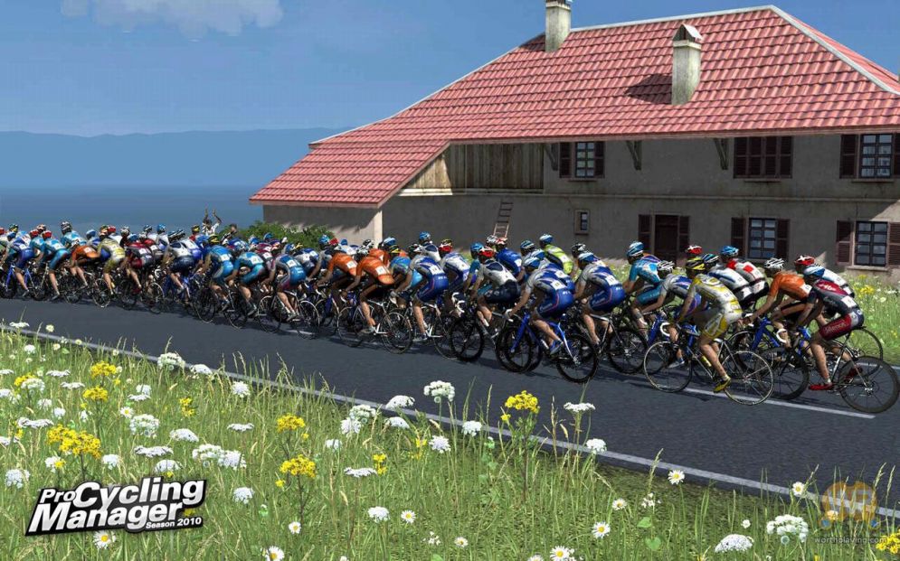 Screenshot ze hry Pro Cycling Manager 2010 - Recenze-her.cz