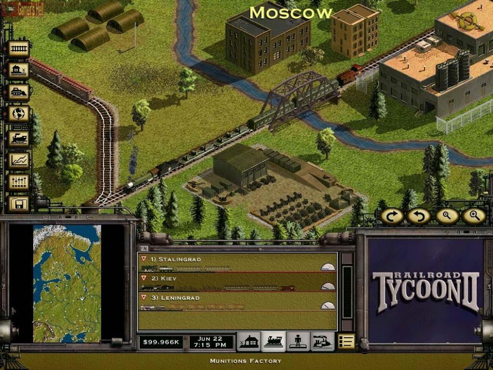 Screenshot ze hry Railroad Tycoon 2 - Recenze-her.cz