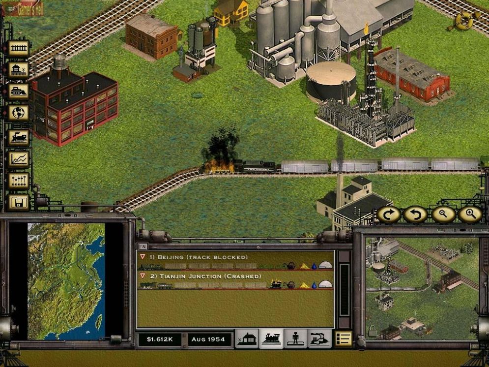 Screenshot ze hry Railroad Tycoon 2 - Recenze-her.cz