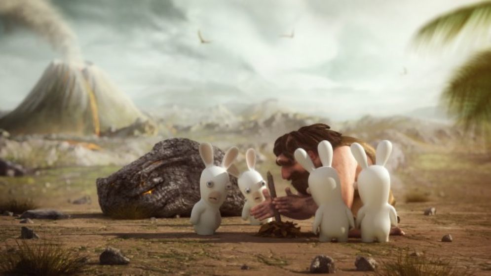 Screenshot ze hry Raving Rabbids Travel In Time - Recenze-her.cz