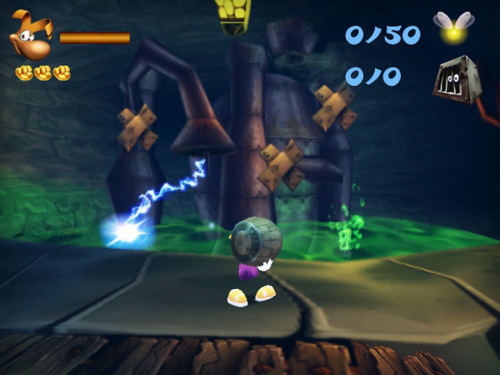 Screenshot ze hry Rayman 3D - Recenze-her.cz