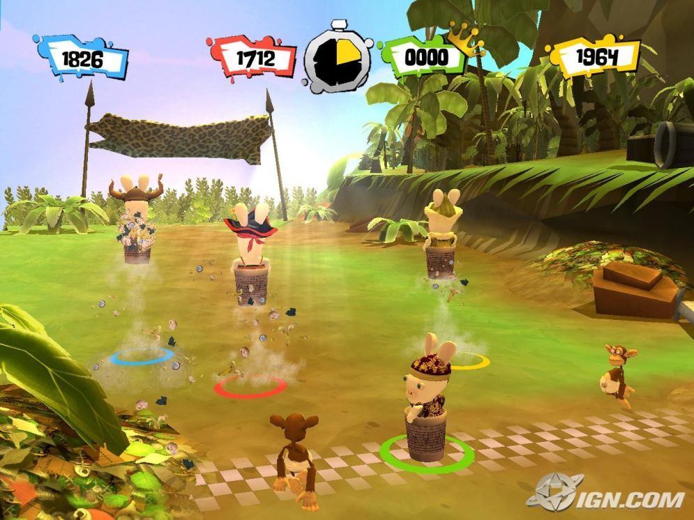 Screenshot ze hry Rayman Raving Rabbids 2 - Recenze-her.cz