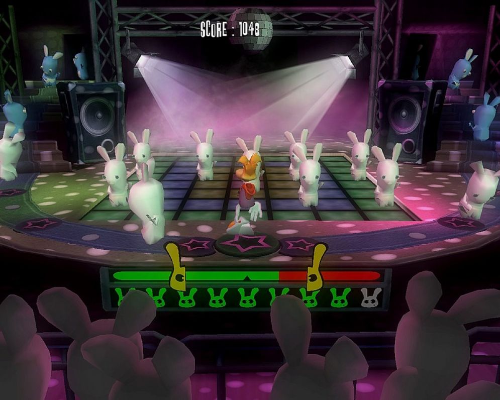 Screenshot ze hry Rayman Raving Rabbids - Recenze-her.cz