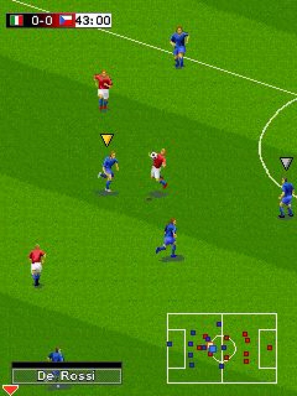 Screenshot ze hry Real Football 2009 - Recenze-her.cz