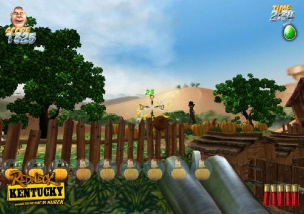 Screenshot ze hry Redneck Kentucky and the Next Generation Chickens - Recenze-her.cz