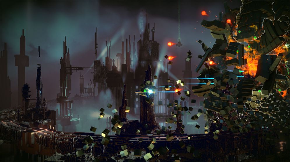 Screenshot ze hry Resogun - Recenze-her.cz