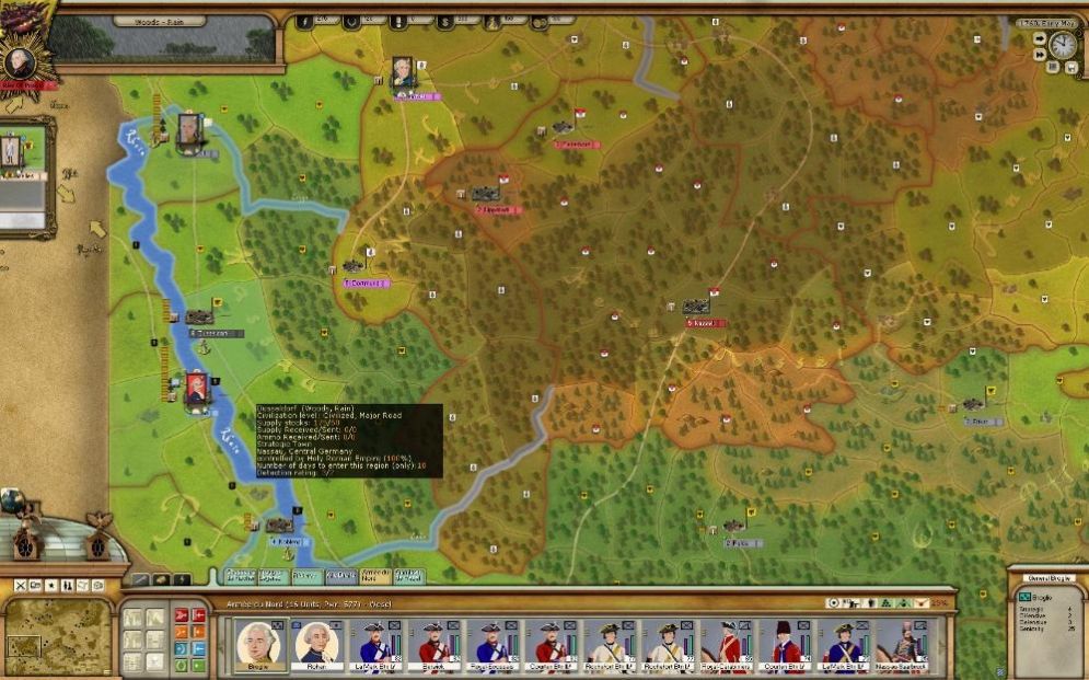 Screenshot ze hry Rise of Prussia - Recenze-her.cz