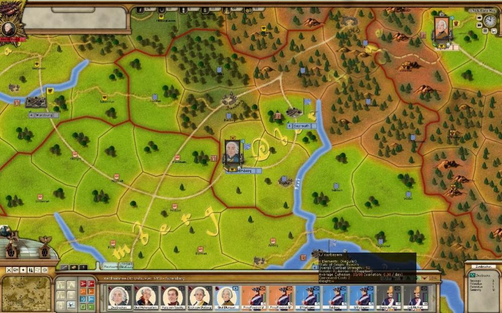 Screenshot ze hry Rise of Prussia - Recenze-her.cz