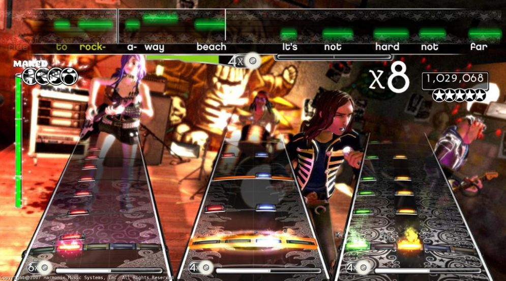 Screenshot ze hry Rock Band - Recenze-her.cz