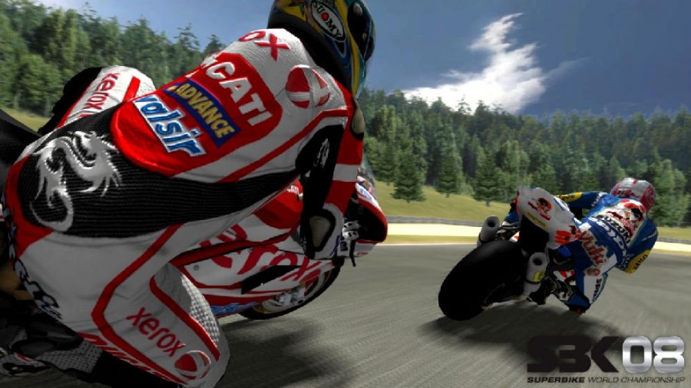 Screenshot ze hry SBK08 Superbike World Championship - Recenze-her.cz