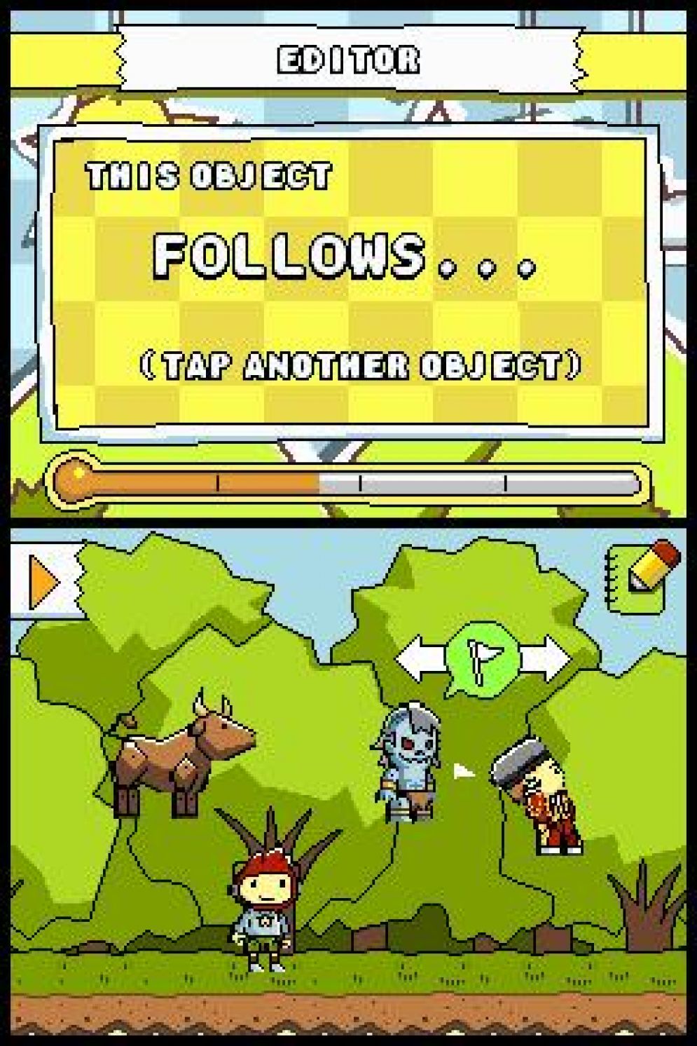 Screenshot ze hry Scribblenauts - Recenze-her.cz