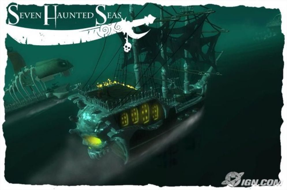 Screenshot ze hry Seven Haunted Seas - Recenze-her.cz