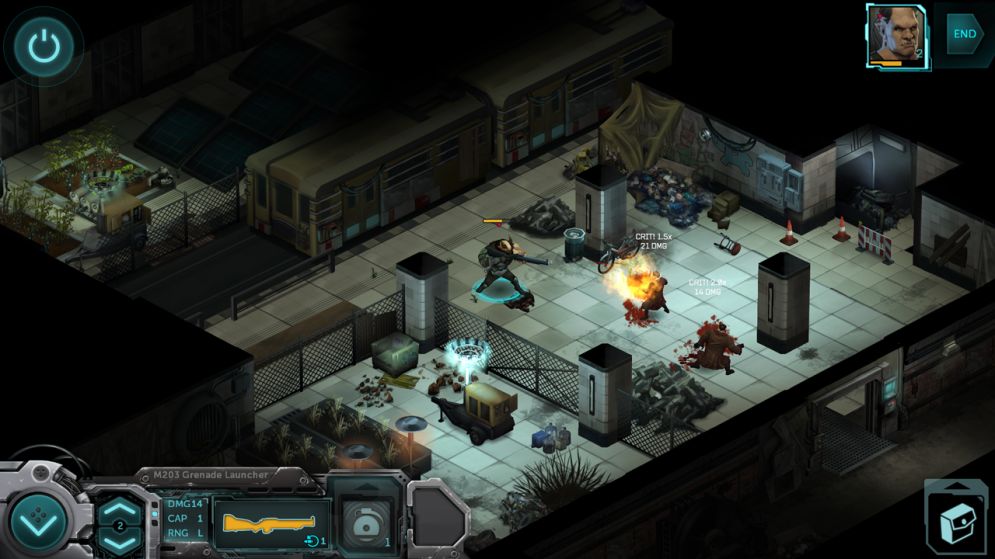 Screenshot ze hry Shadowrun: Dragonfall - Recenze-her.cz