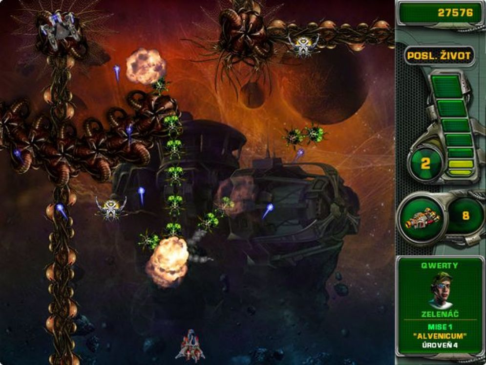 Screenshot ze hry Star Defender 4 - Recenze-her.cz