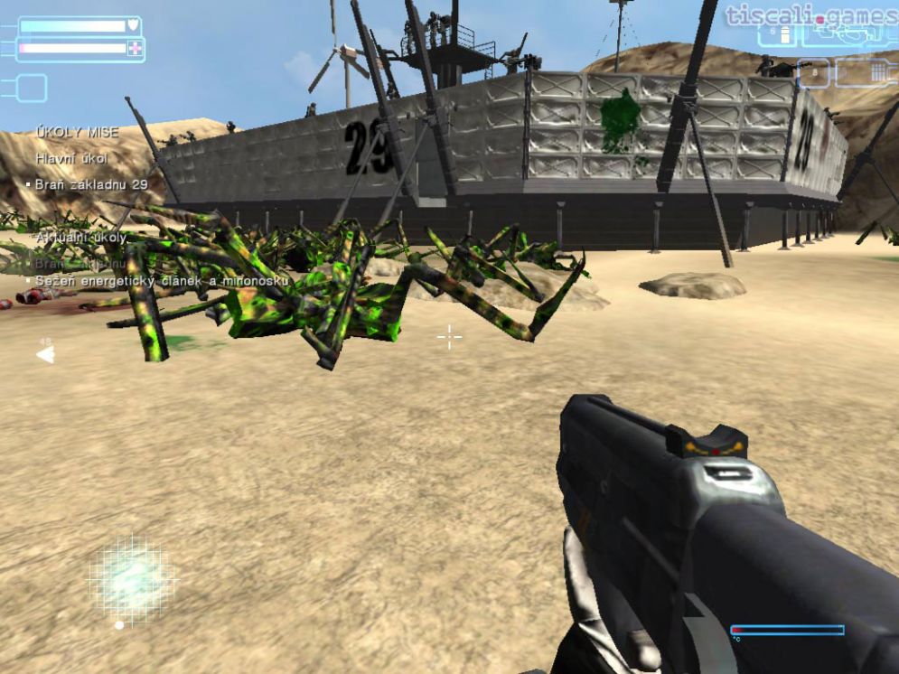 Screenshot ze hry Starship Troopers - Recenze-her.cz