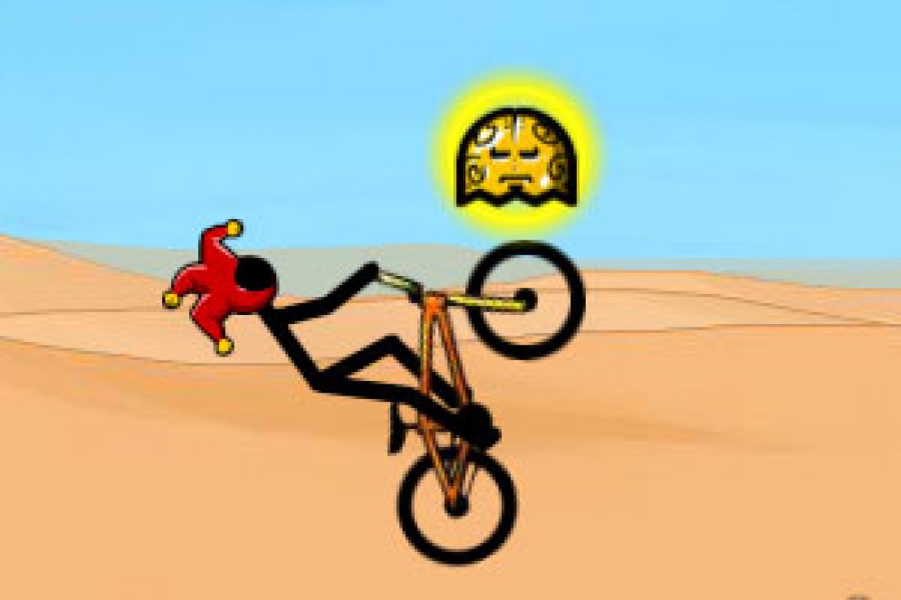 Screenshot ze hry Stickman Freestyle BMX - Recenze-her.cz