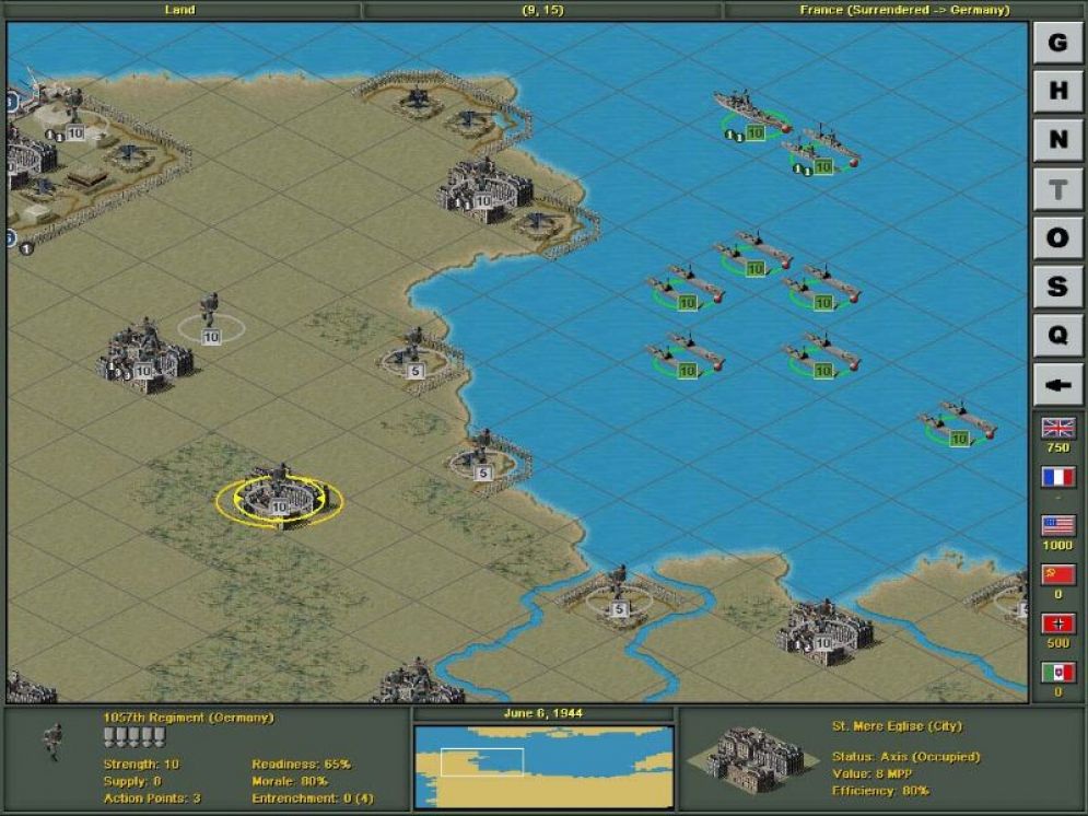 Screenshot ze hry Strategic Command 2 Blitzkrieg - Recenze-her.cz