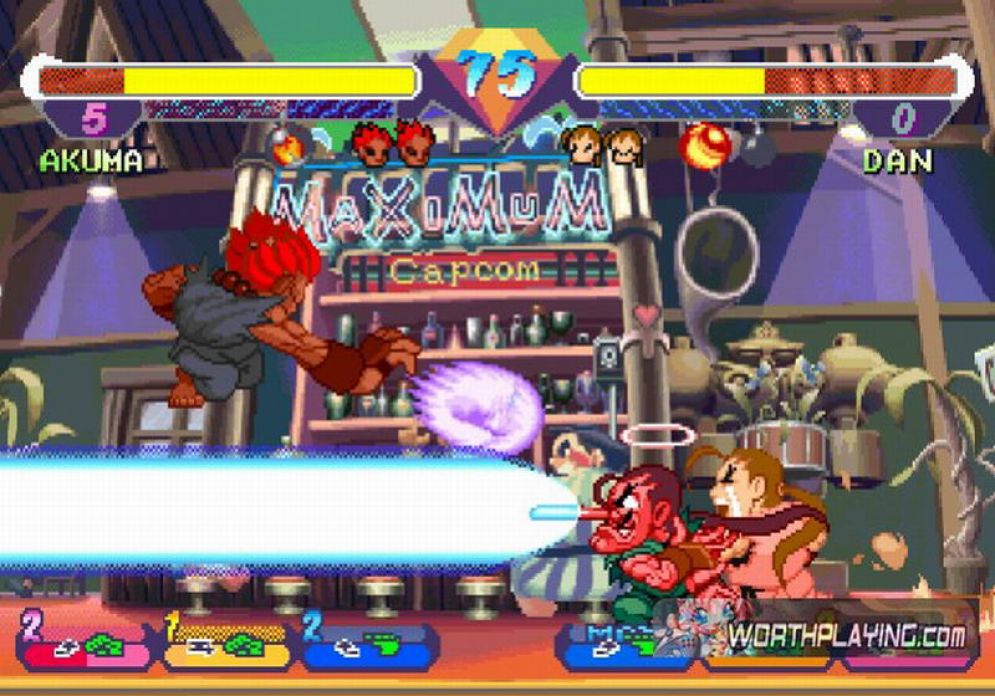 Screenshot ze hry Street Fighter Alpha Anthology - Recenze-her.cz