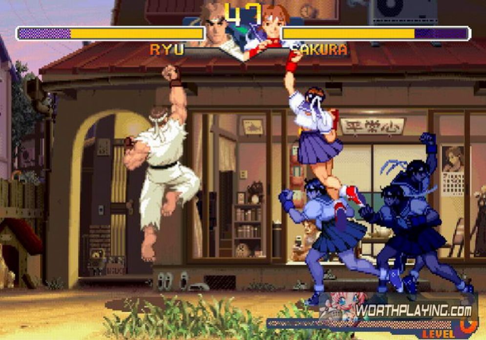 Screenshot ze hry Street Fighter Alpha Anthology - Recenze-her.cz