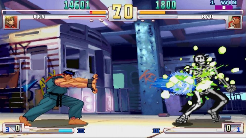 Screenshot ze hry Street Fighter III: Third Strike Online Edition - Recenze-her.cz