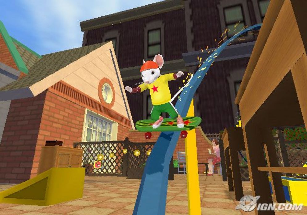 Screenshot ze hry Stuart Little 3: Big Photo Adventure - Recenze-her.cz