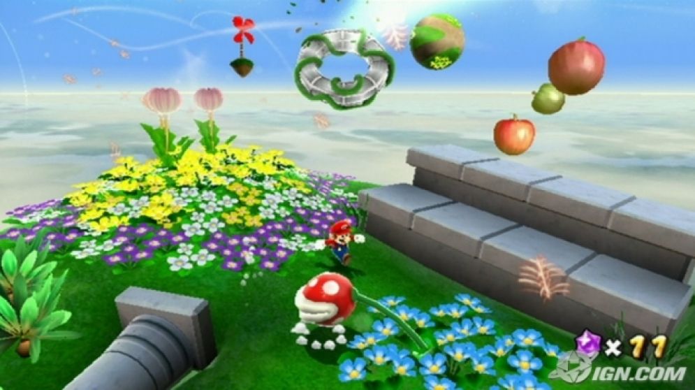 Screenshot ze hry Super Mario Galaxy - Recenze-her.cz