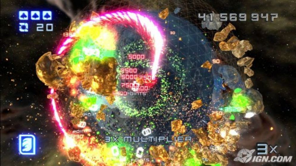 Screenshot ze hry Super Stardust HD - Recenze-her.cz