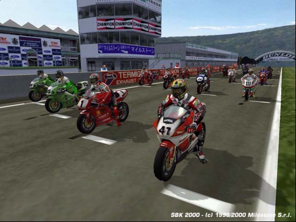 Screenshot ze hry Superbike 2000 - Recenze-her.cz