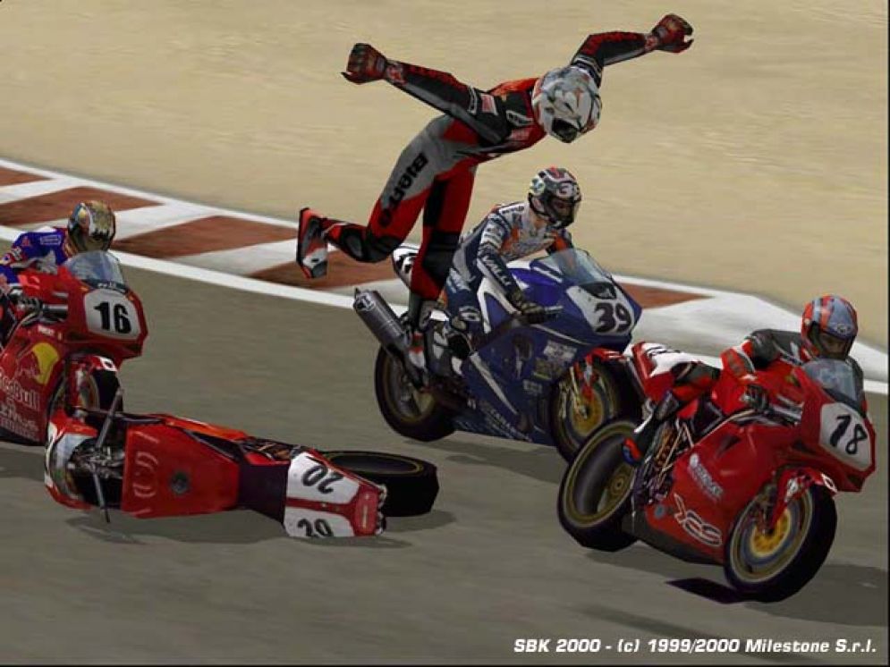 Screenshot ze hry Superbike 2000 - Recenze-her.cz