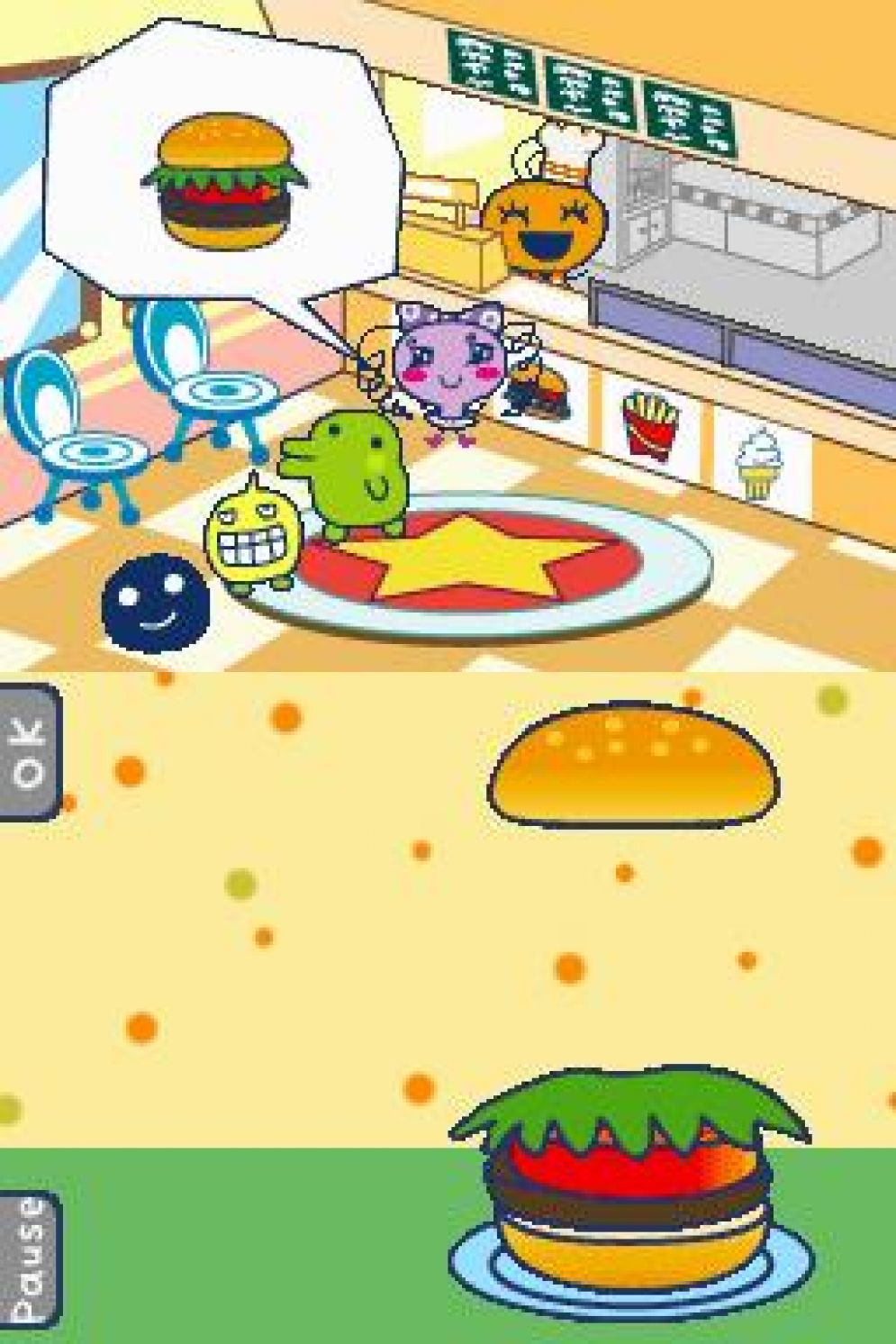 Screenshot ze hry Tamagotchi Connection: Corner Shop 2 - Recenze-her.cz