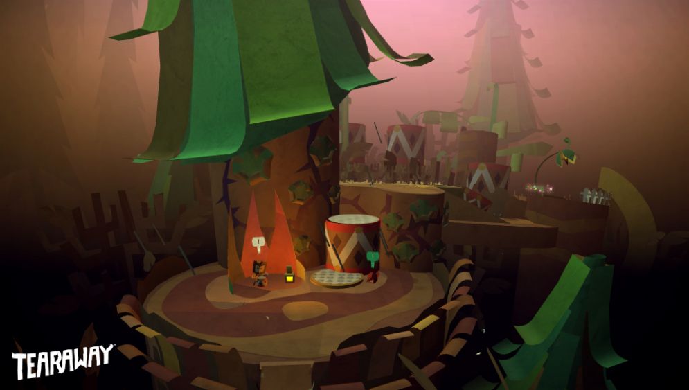 Screenshot ze hry Tearaway - Recenze-her.cz