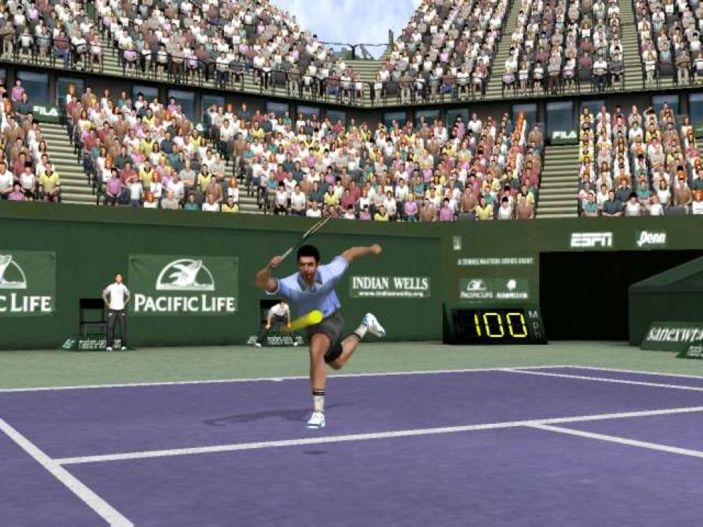 Screenshot ze hry Tennis Masters Series 2003 - Recenze-her.cz