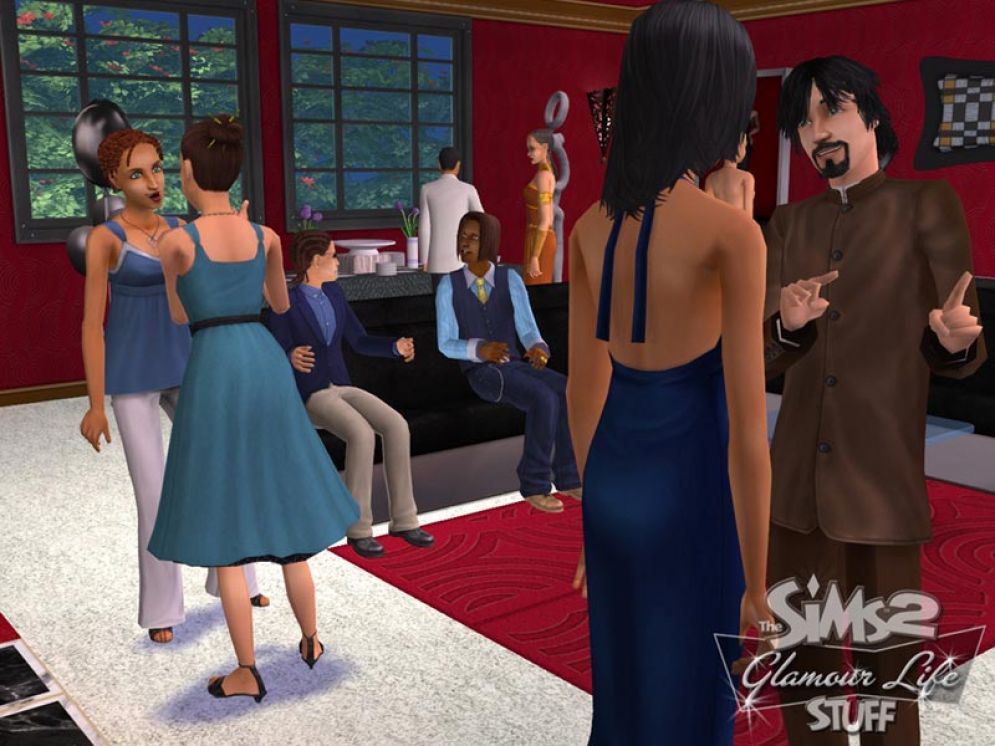 Screenshot ze hry The Sims 2: Glamour Life Stuff - Recenze-her.cz