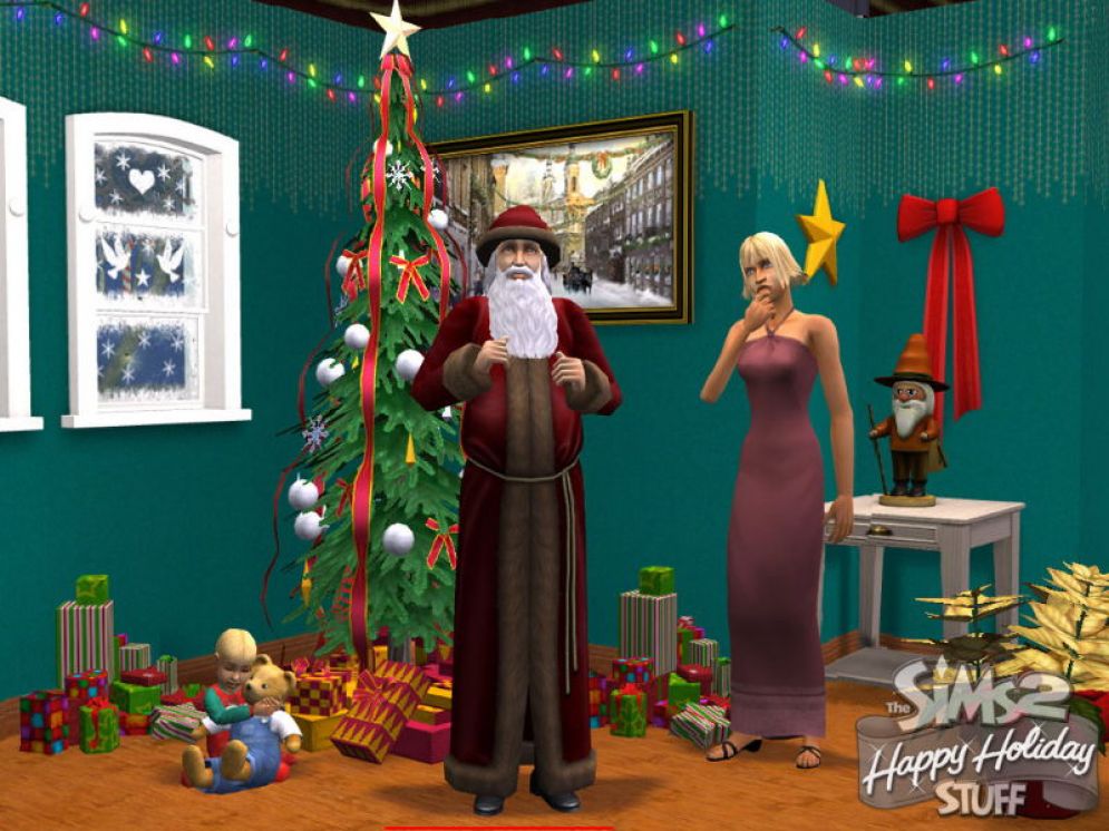 Screenshot ze hry The Sims 2: Vesel Vnoce - Recenze-her.cz