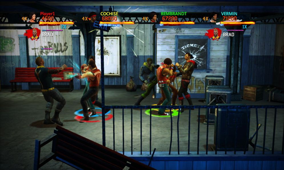 Screenshot ze hry The Warriors: Street Brawl - Recenze-her.cz