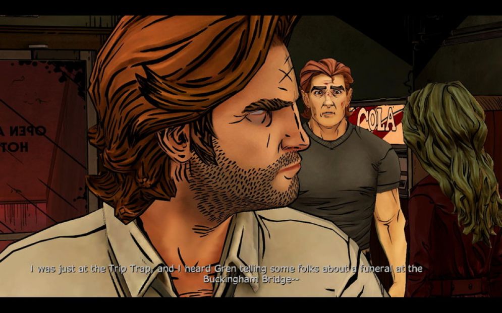 Screenshot ze hry The Wolf Among Us: Episode 3  A Crooked Mile - Recenze-her.cz