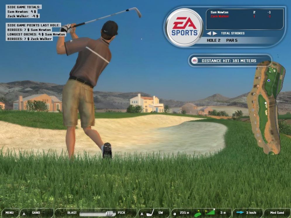 Screenshot ze hry Tiger Woods PGA Tour 07 - Recenze-her.cz