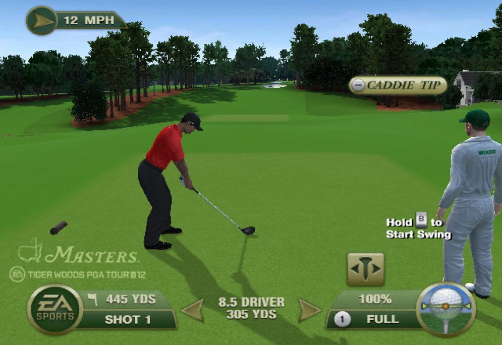 Screenshot ze hry Tiger Woods PGA Tour 12: The Masters - Recenze-her.cz