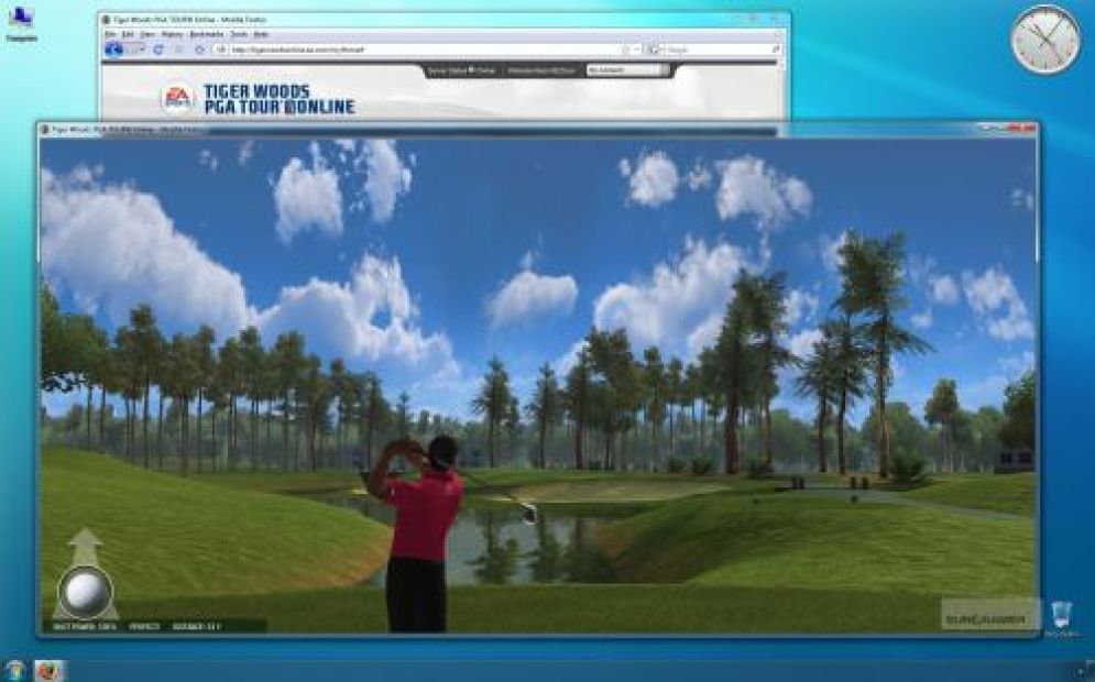 Screenshot ze hry Tiger Woods PGA Tour Online - Recenze-her.cz