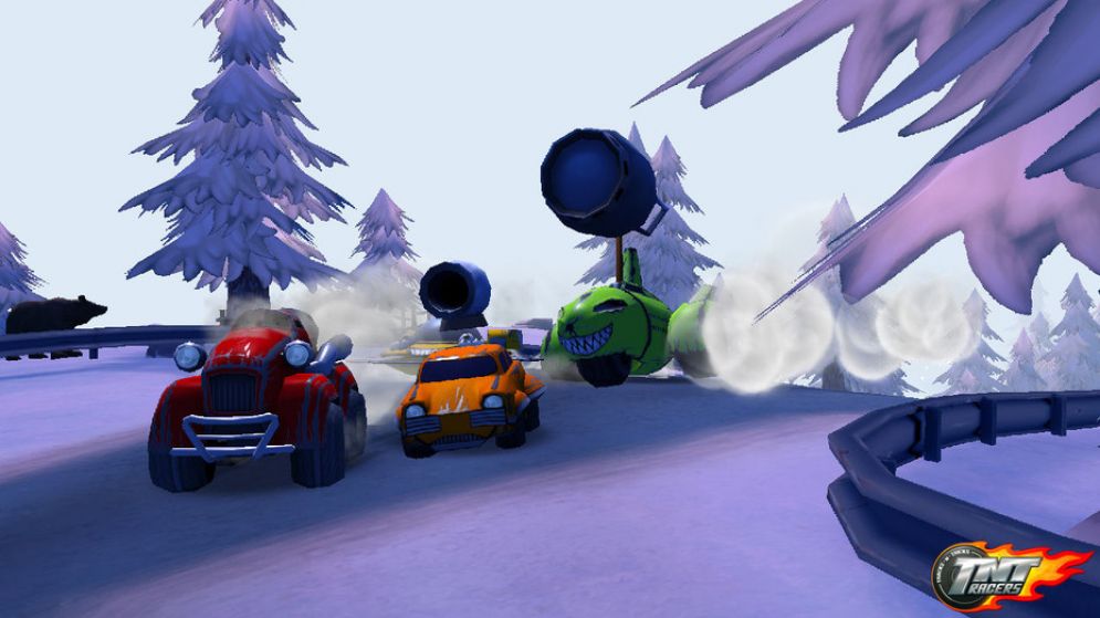 Screenshot ze hry TNT Racers - Recenze-her.cz