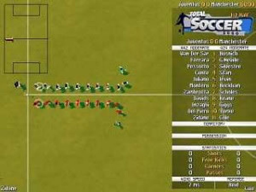 Screenshot ze hry Total Soccer 2000 - Recenze-her.cz