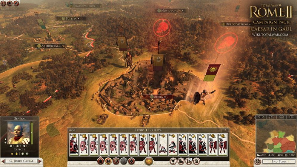 Screenshot ze hry Total War: Rome II  Caesar in Gaul - Recenze-her.cz